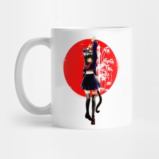 Neko no on'nanoko Mug